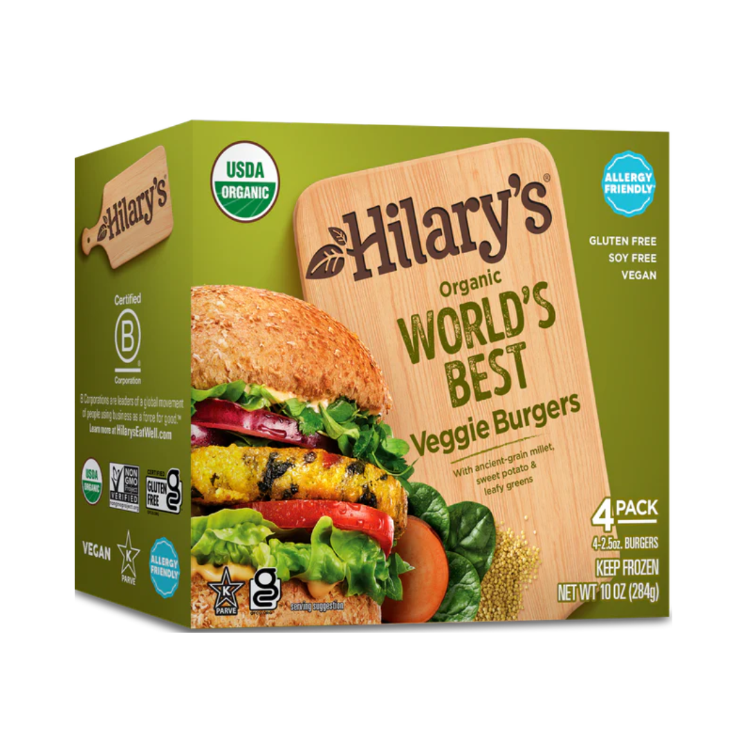 Hilary's Eat Well - World’s Best Veggie Burger, 284g