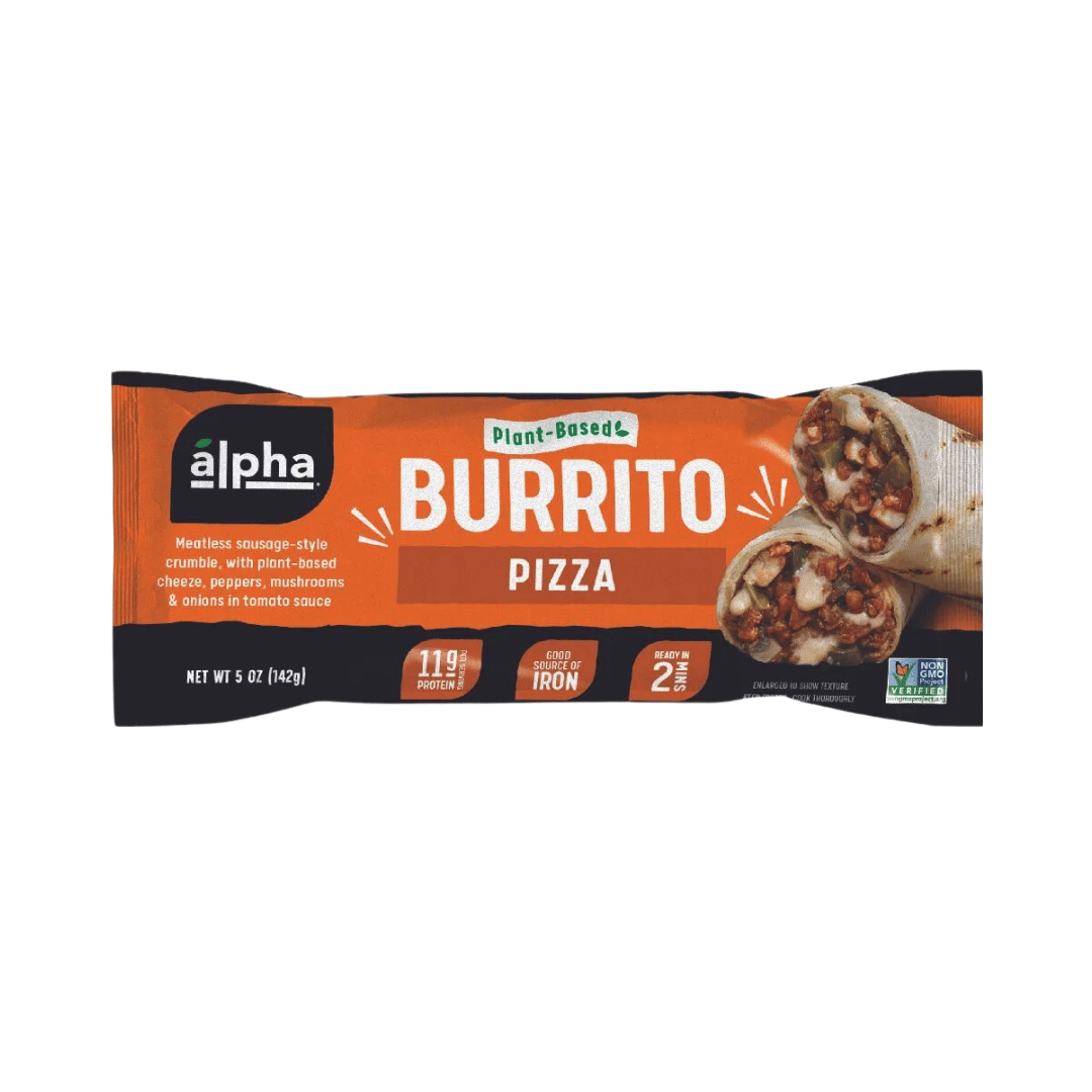 Alpha Foods - Burrito Pizza, Plant Based, 142g