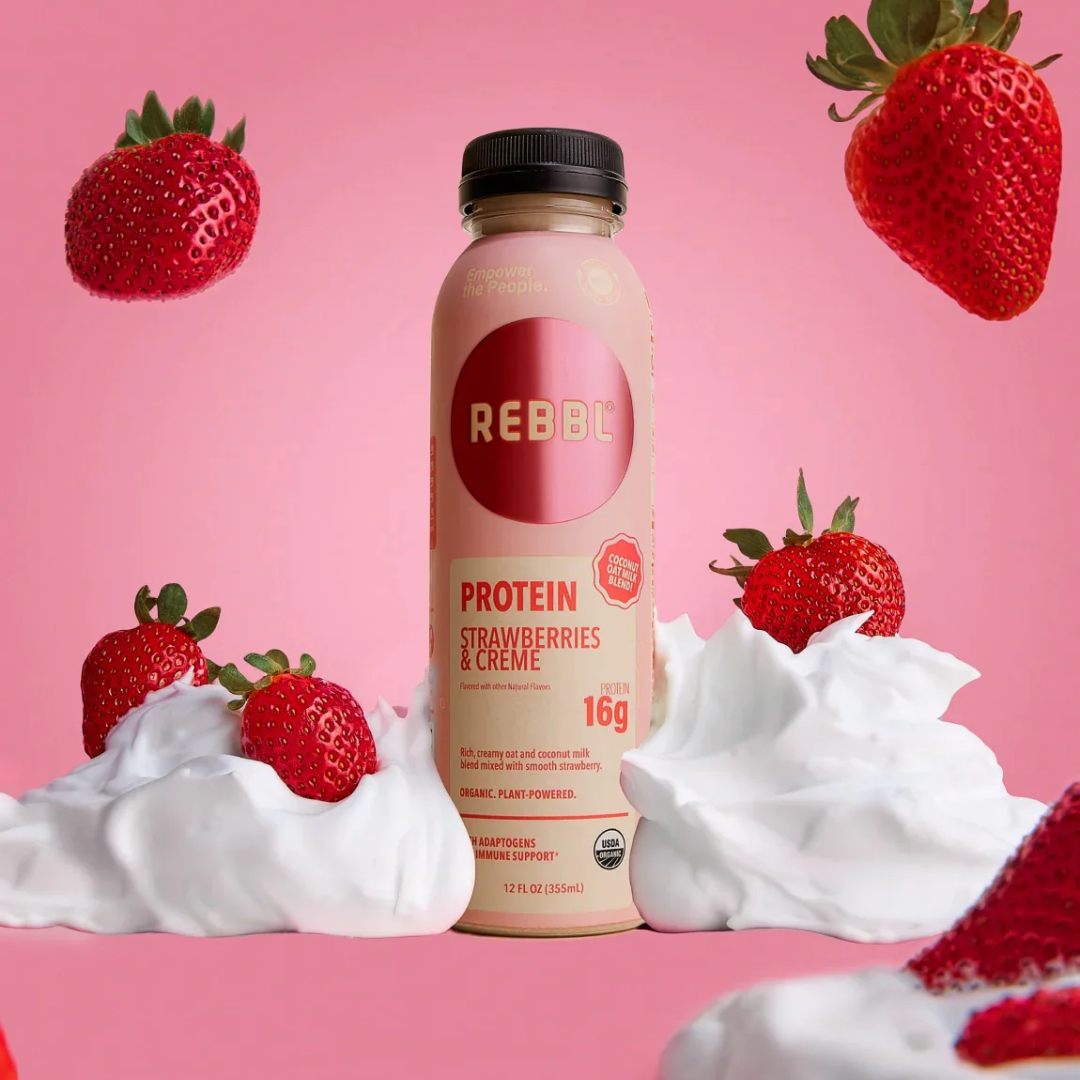 REBBL - Protein Strawberries and Creme, 355ml