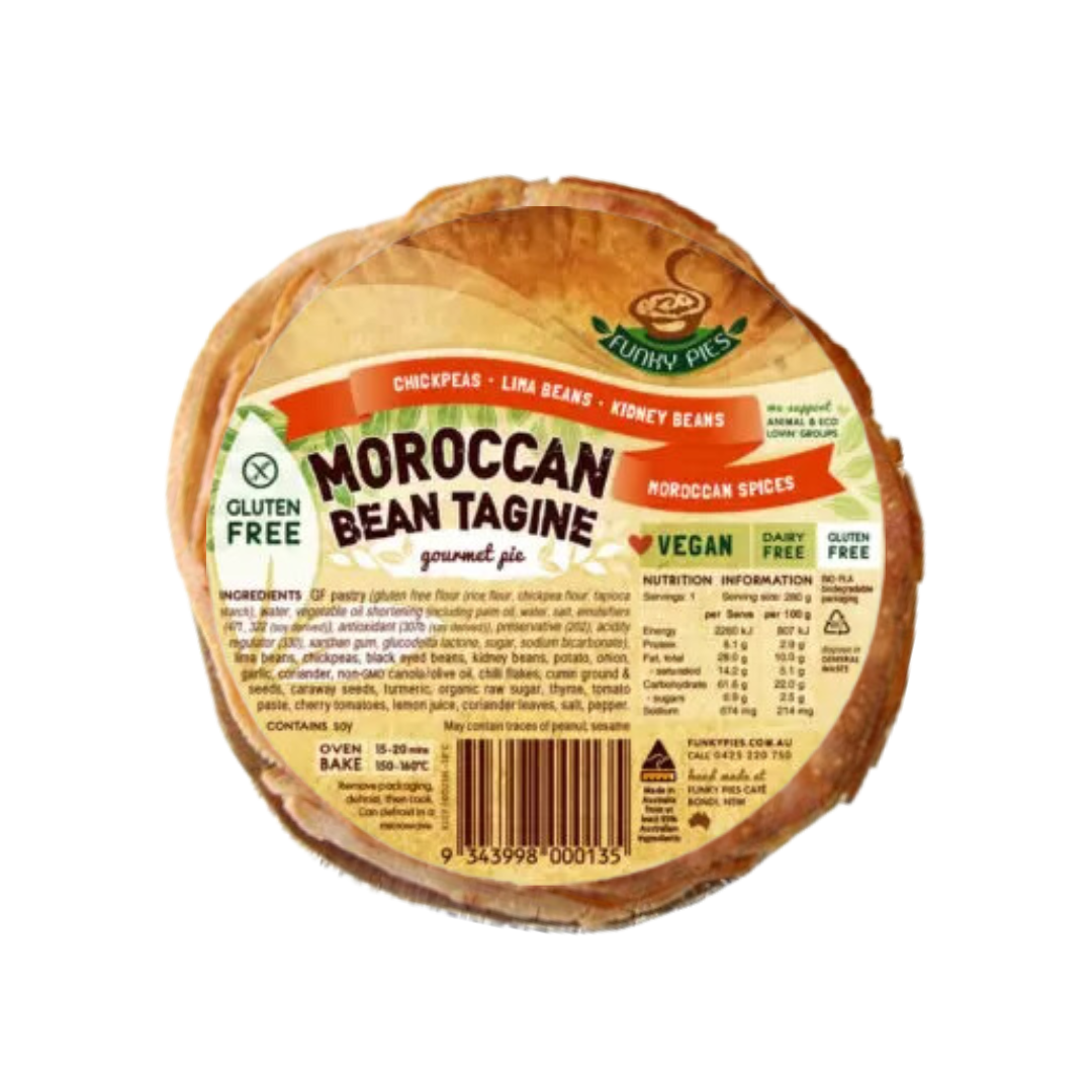 Funky Pies - Gluten Free Moroccan Bean Tagine 260g