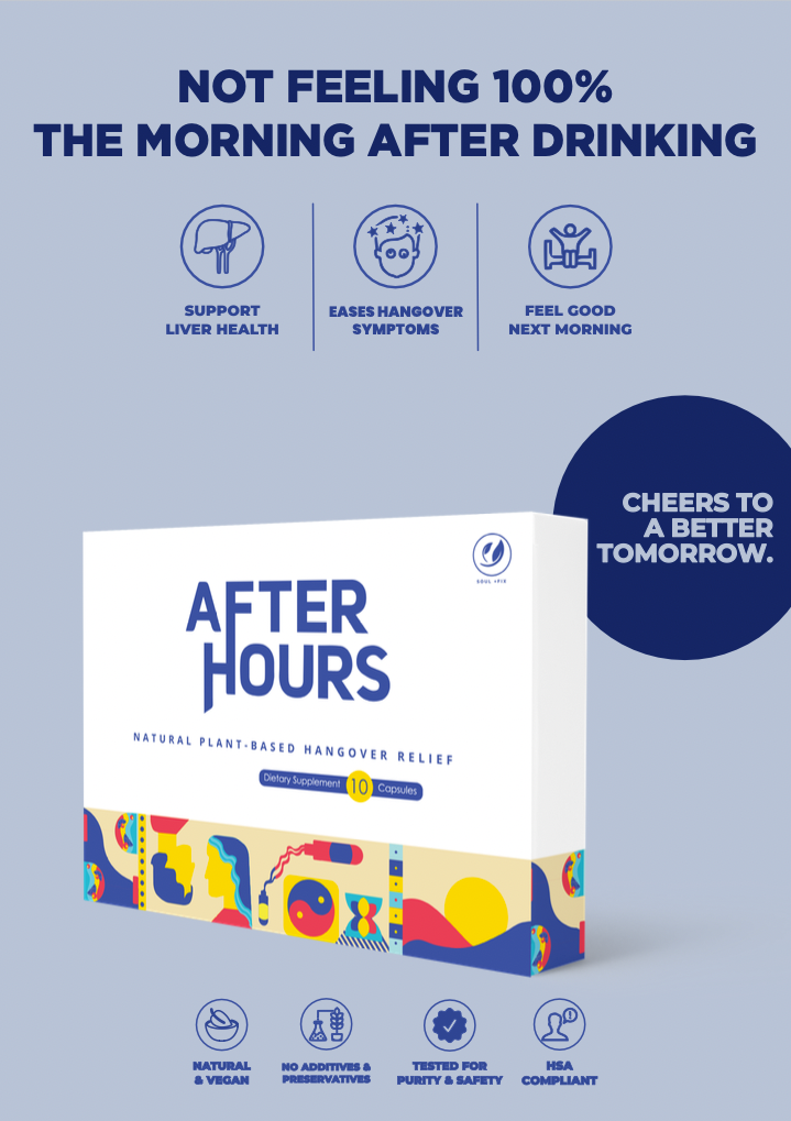 Soul+FIx - After Hours, Hangover Relief Supplement, 10 Capsules