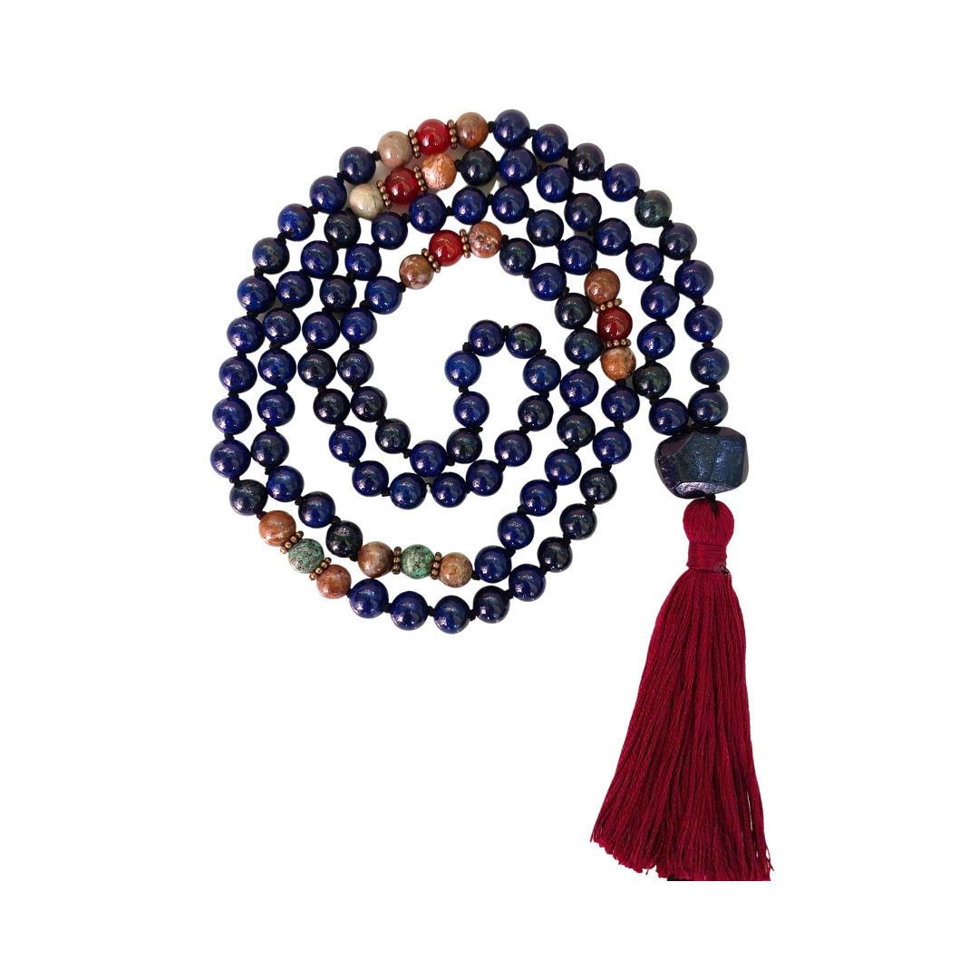 SparrowLarkBeads - Mala necklace 108 beads, 8mm bead size