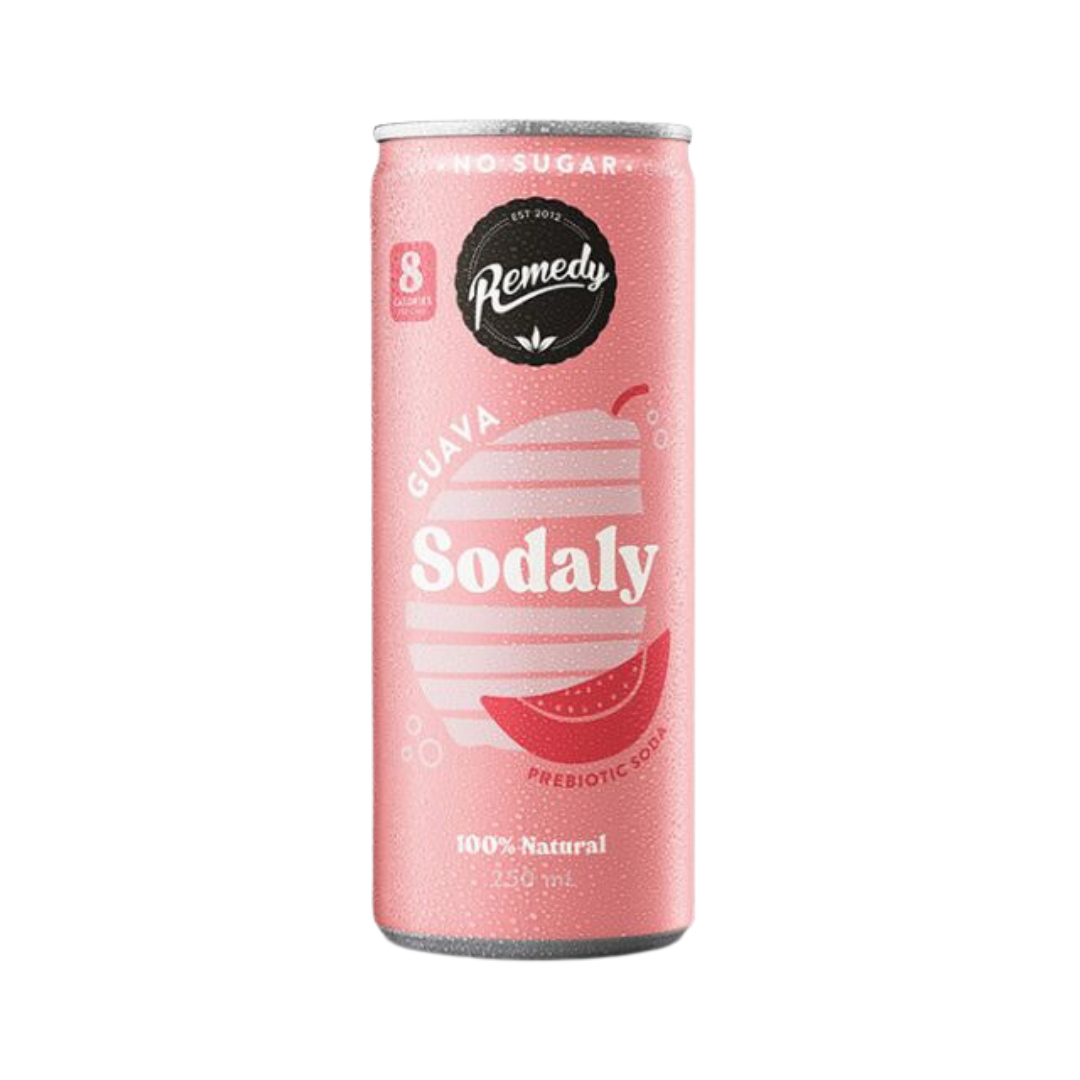 Remedy Sodaly Soft Drink Guava, 250ml