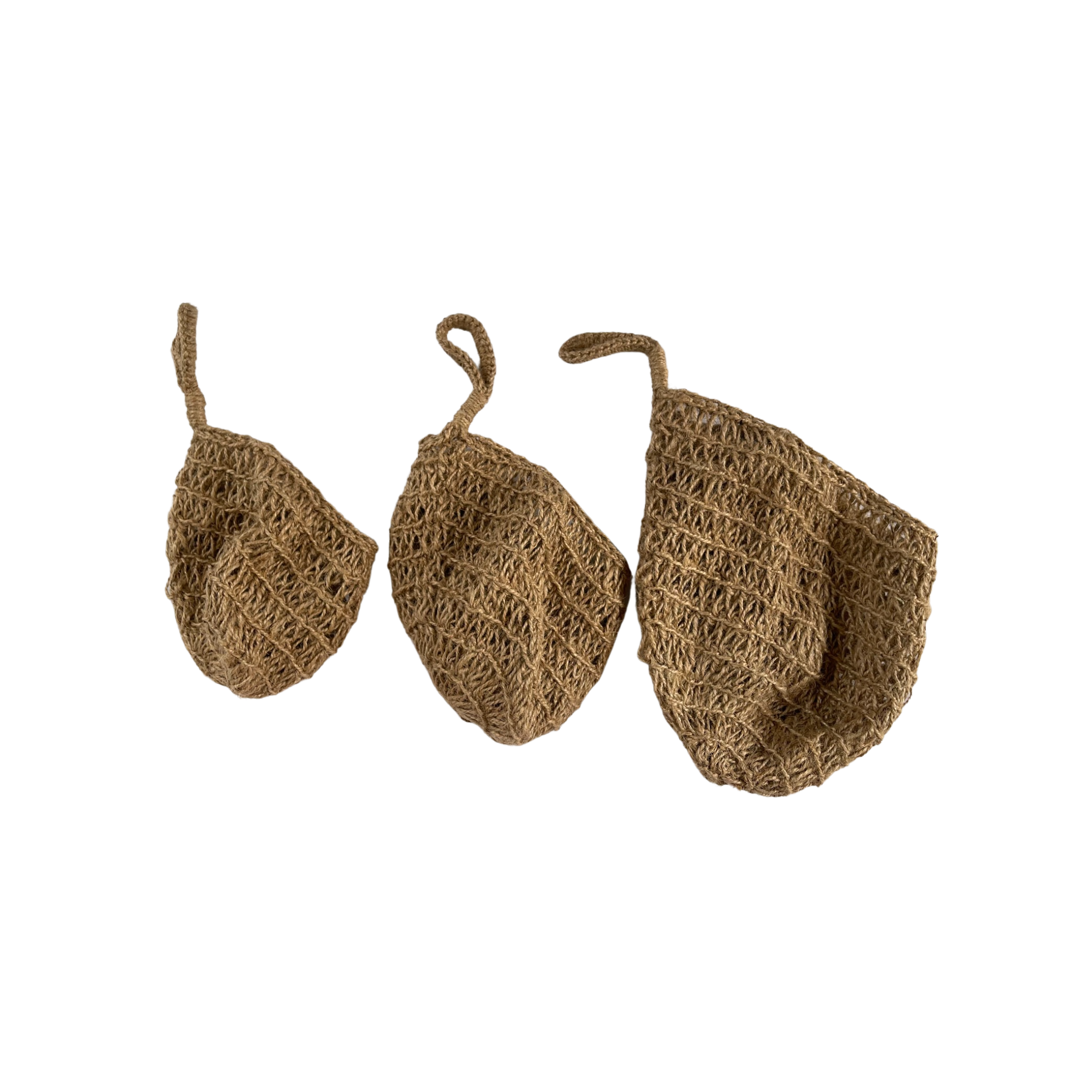 Stitches and Tweed - Jute Hanging Basket - Various sizes - Everyday Vegan Grocer
