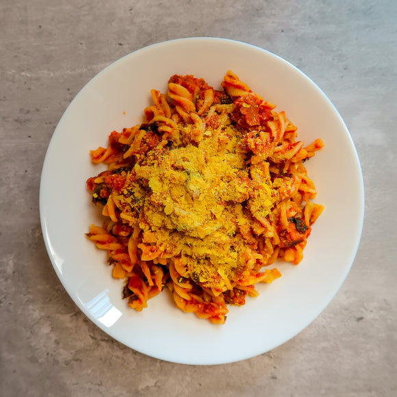 Tofu Crumble 'Bolognese' Pasta