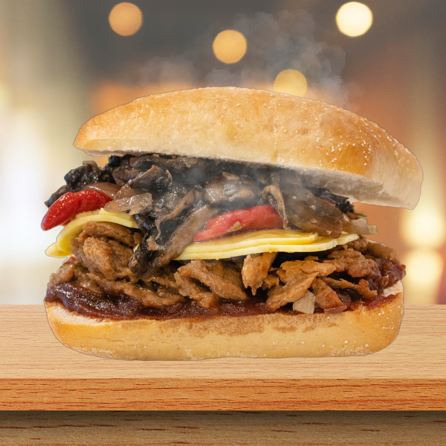 Yakiniku Cheesesteak Sandwich