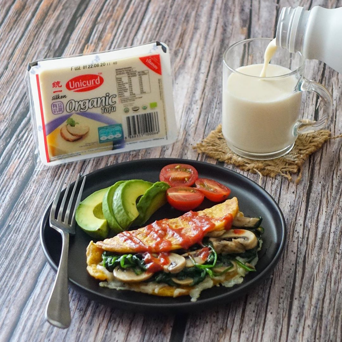 Tofu Veggie Omelette