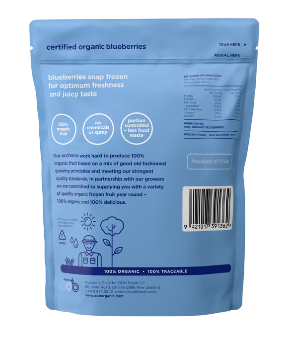 OOB organic - Frozen Blueberries 450g