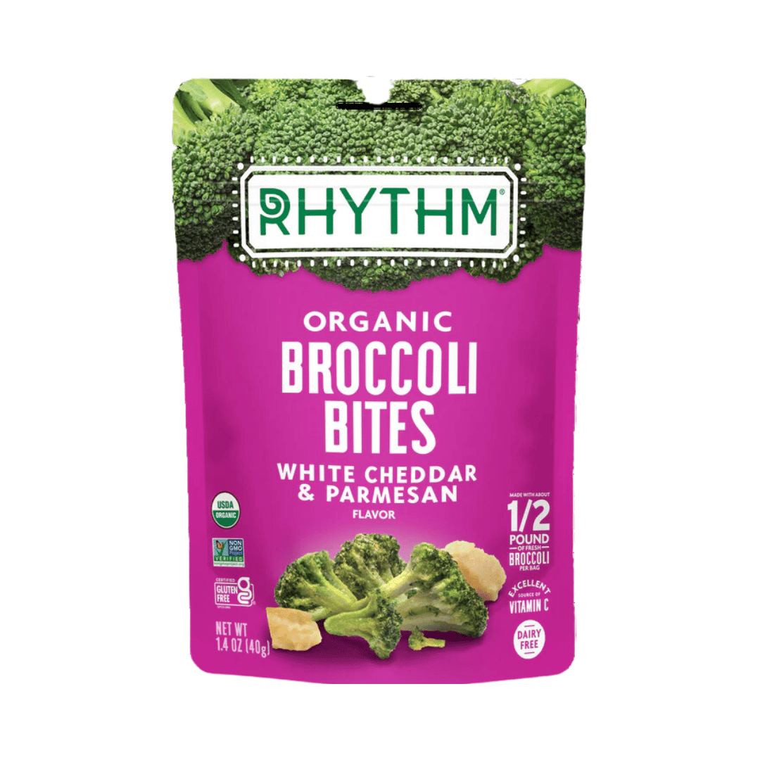 Rhythm  - Broccoli Bites, White Cheddar & Parmesan, 40g