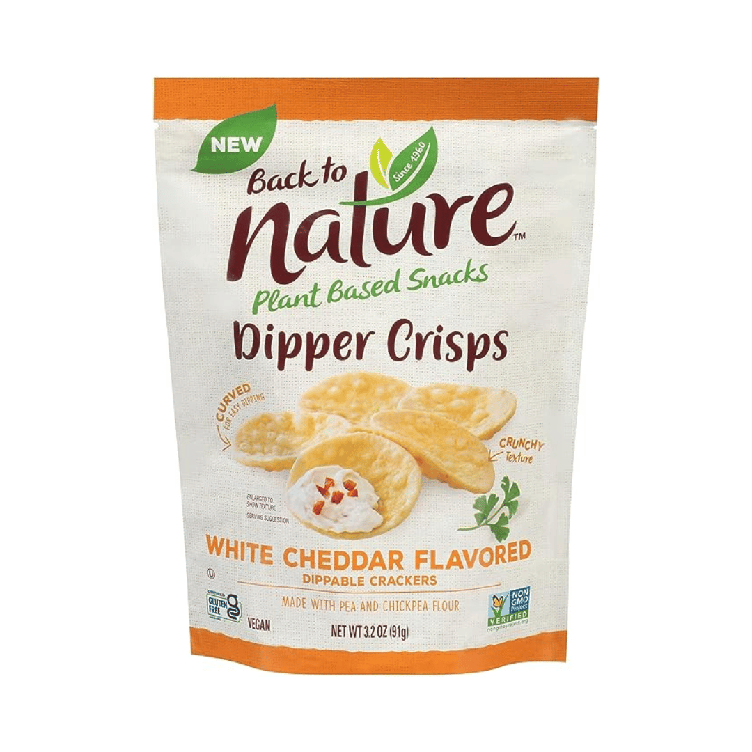 Back to Nature - White Cheddar Dipper Crisps, 91g