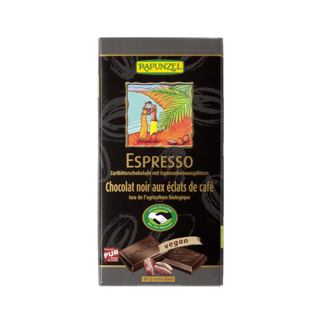 Rapunzel - Vegan Espresso Chocolate, 80g