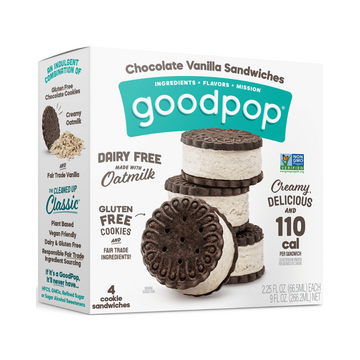 Goodpop - Chocolate Vanilla Sandwiches, 266ml