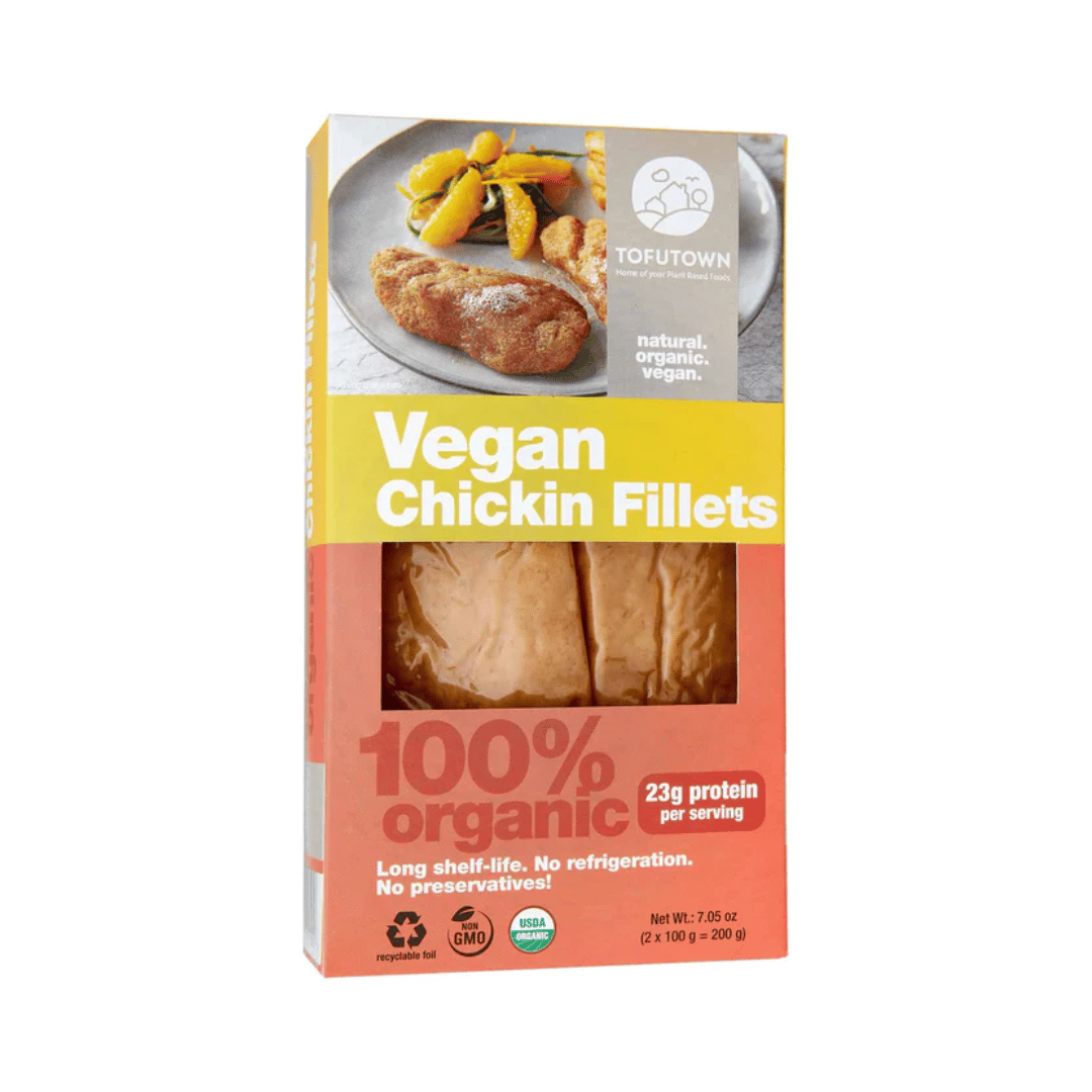 Tofutown - Organic Vegan Chicken Fillets, 200g-1