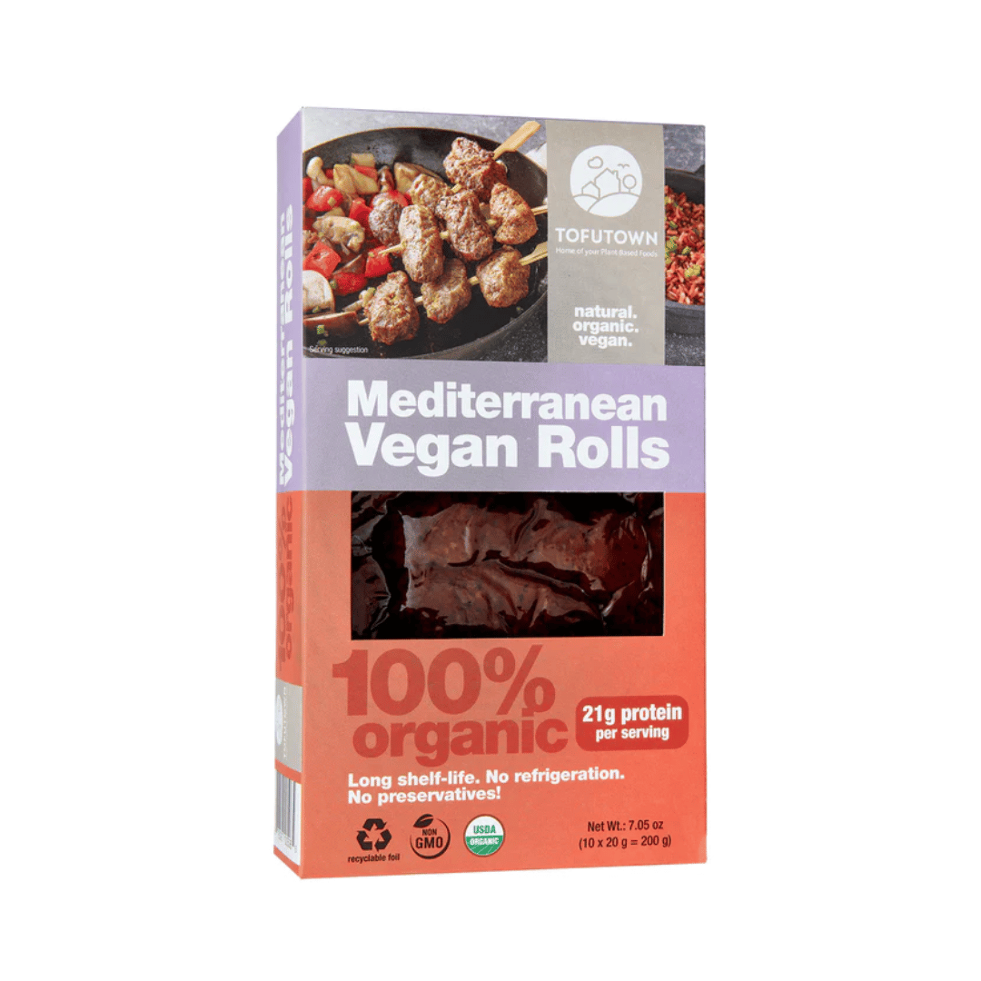 Tofutown - Organic Mediterranean Vegan Rolls, 200g