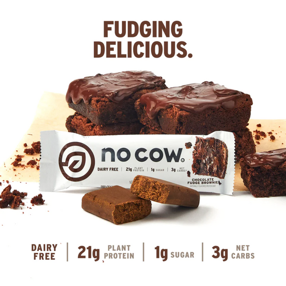 No Cow - Chocolate Fudge Brownie, 60g