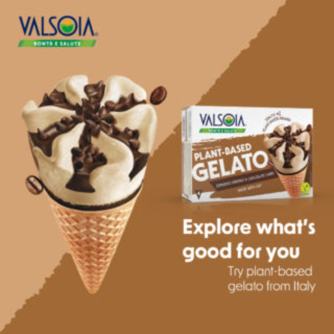 Valsoia - Cone Gelato Espresso, 472ml