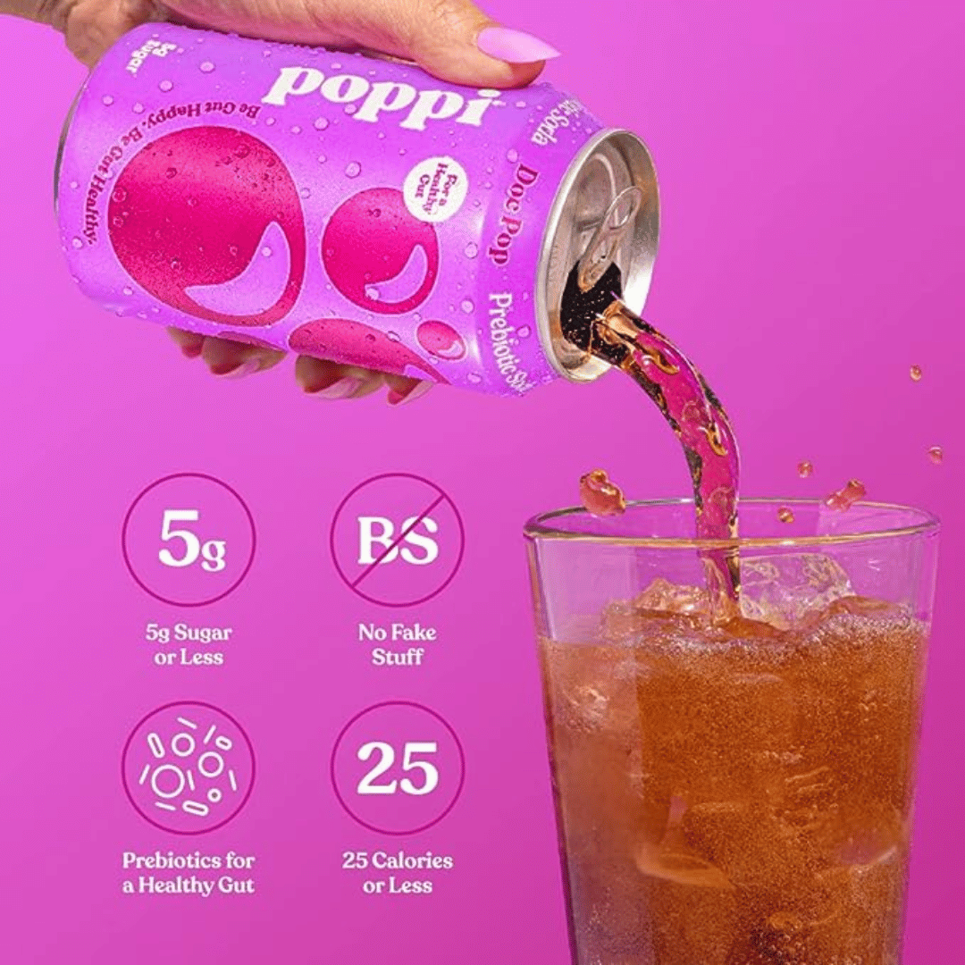 Poppi  - Prebiotic Sodas, Doc Pop, 350ml