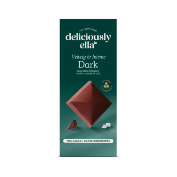 Deliciously Ella - Dark Salted Vegan Chocolate Bar