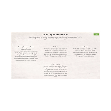 Dr. Praeger's -Veggie Burger, Gluten Free Mushroom Risotto, 283g - 0