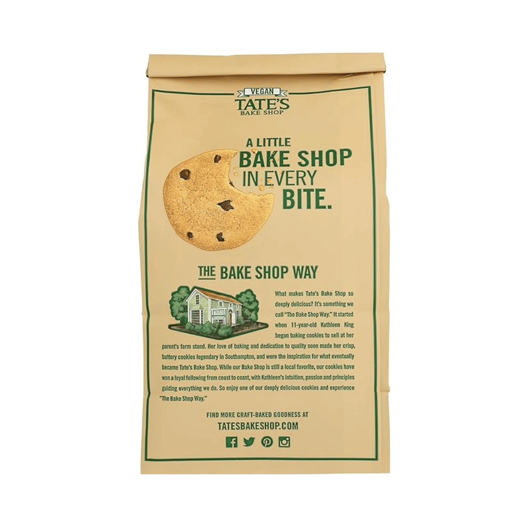 Tate’s Bake Shop - Vegan Chocolate Chip Cookies, 170g-2