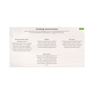 Dr. Praeger's - Super Greens Veggie Burger, 283g