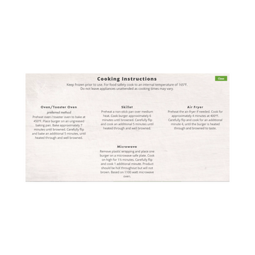 Dr. Praeger's - Super Greens Veggie Burger, 283g - 0