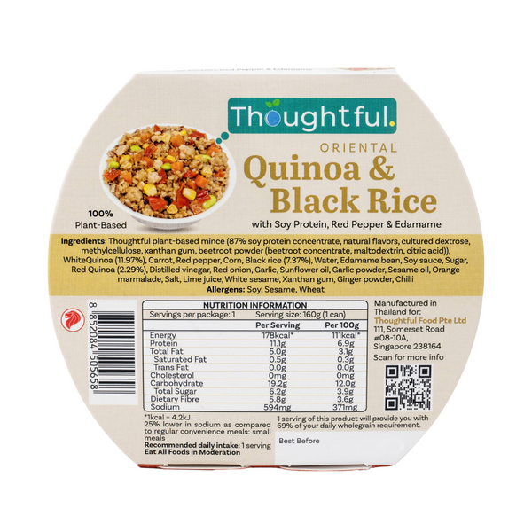 Thoughtful - Quinoa & Black Rice Light Meal