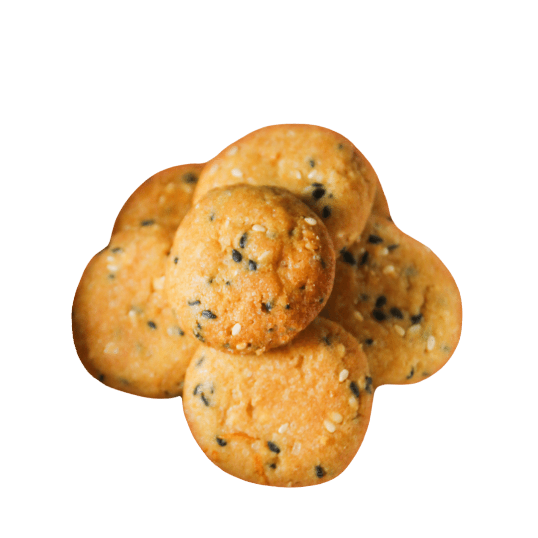 Artisanal CNY Cookies - Orange Blossom Sesame 150g
