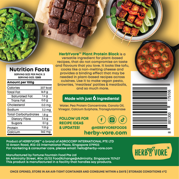 HerbYvore - Plant Protein Block 250g