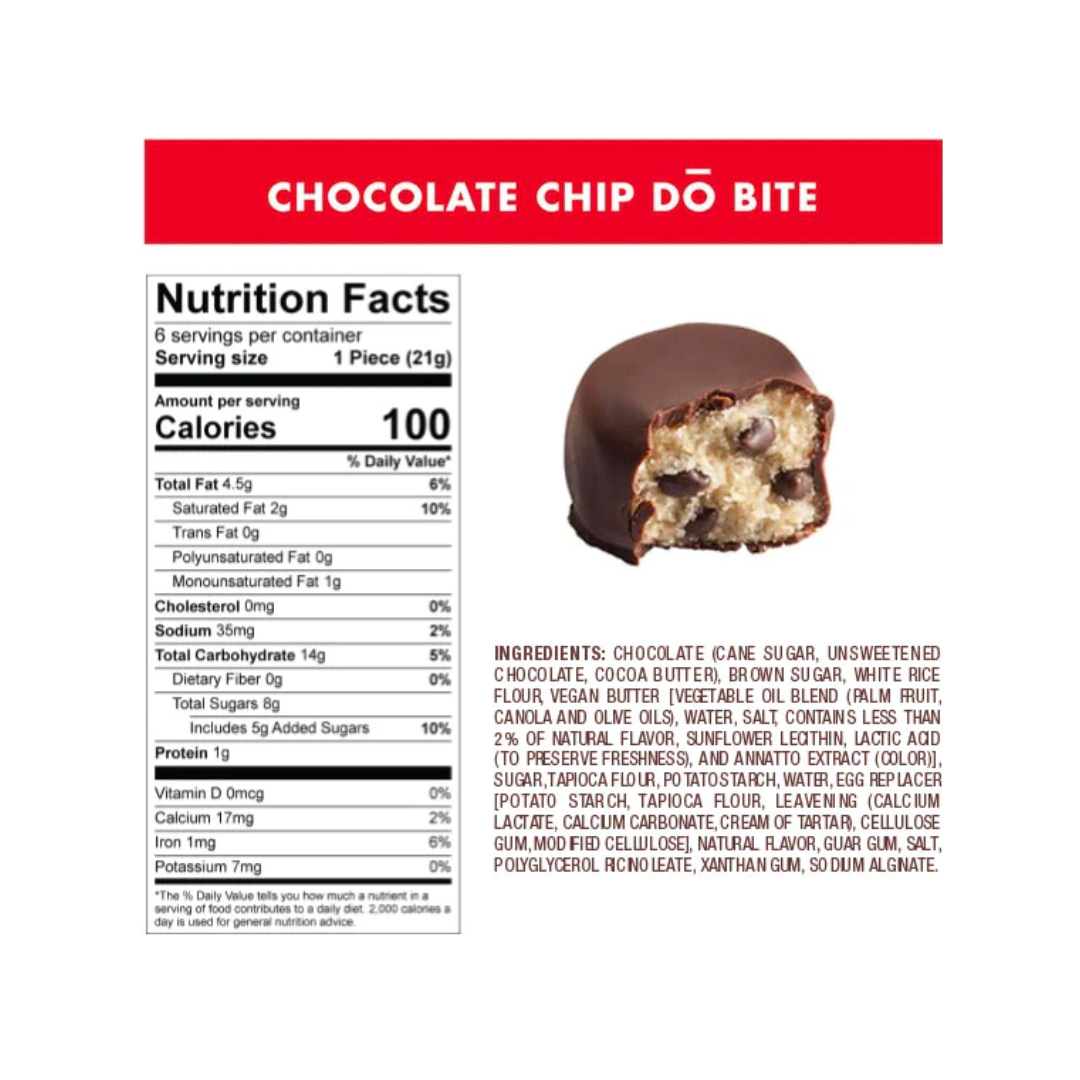 Better Bites - Vegan Chocolate Chip DŌ Bites, 126g-3