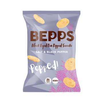 Bepps - Popped Salt & Black Pepper, 70g