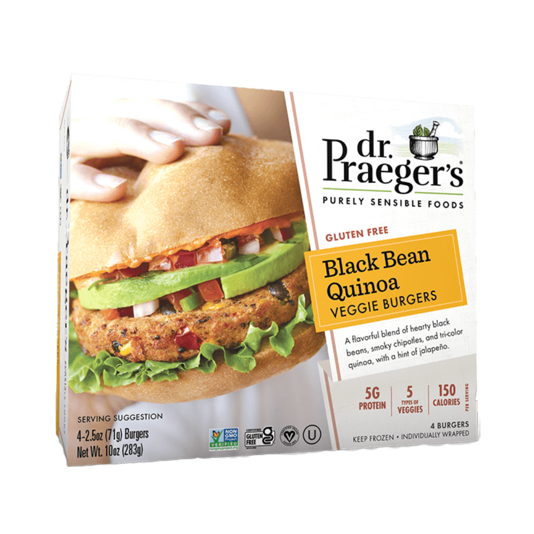 Dr. Praeger’s  - Black Bean Quinoa Veggie Burger, 283g