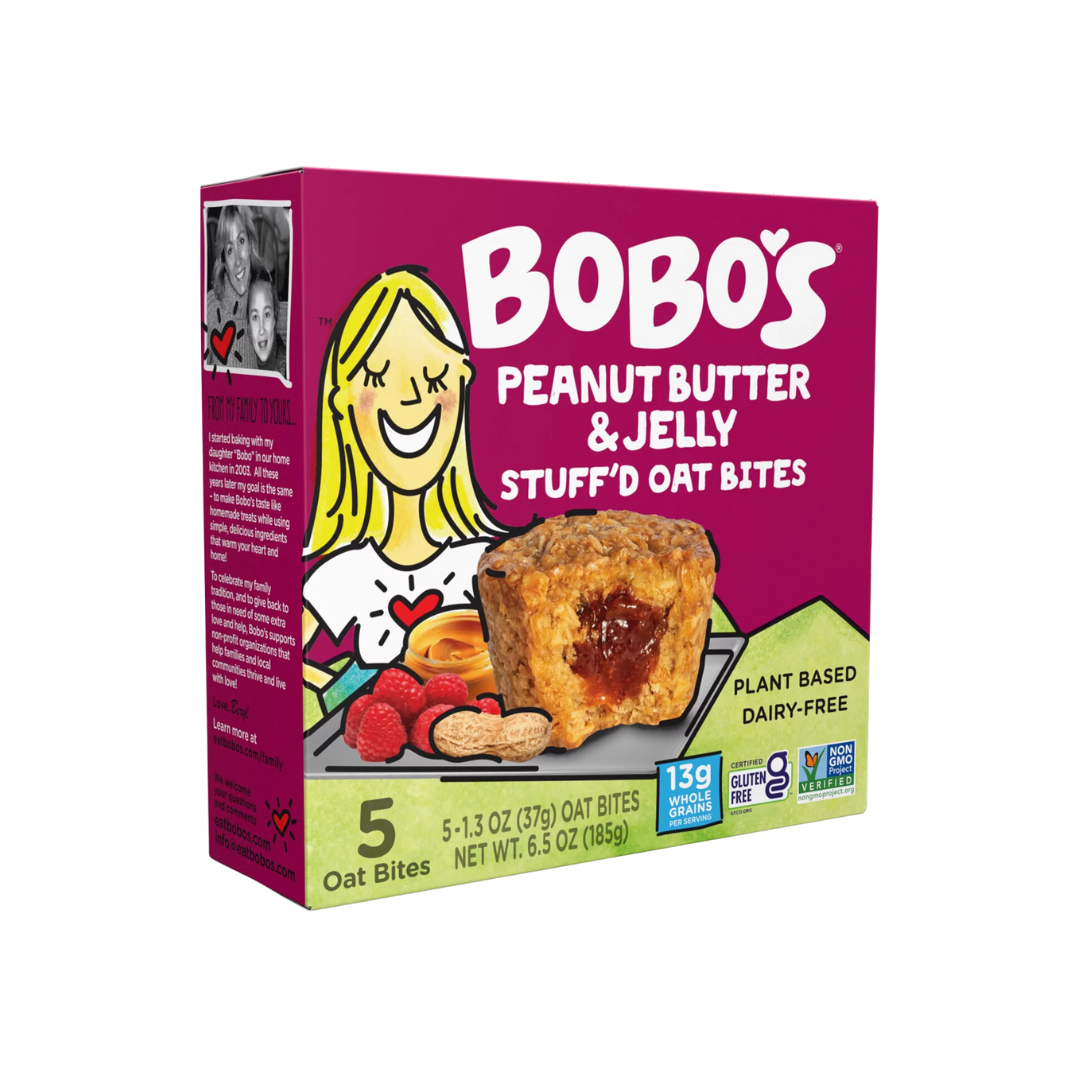 Bobo's - Oat Bites, Peanut Butter & Jelly, 5x1.3oz-1