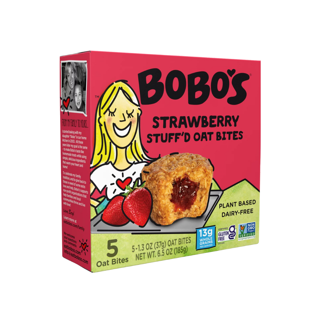 Bobo's - Oat Bites, Strawberry, 5x1.3oz-1
