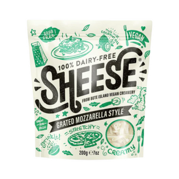 Bute Island Vegan Grated Cheese Mozzarella Style 200g