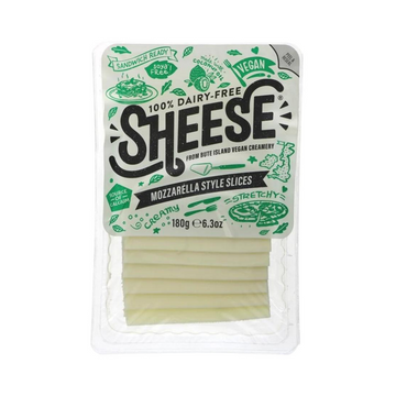Bute Island Vegan Mozzarella Style Sliced Cheese 180g