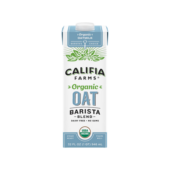 Califia Farms - Organic Barista Oat Milk, 946ml