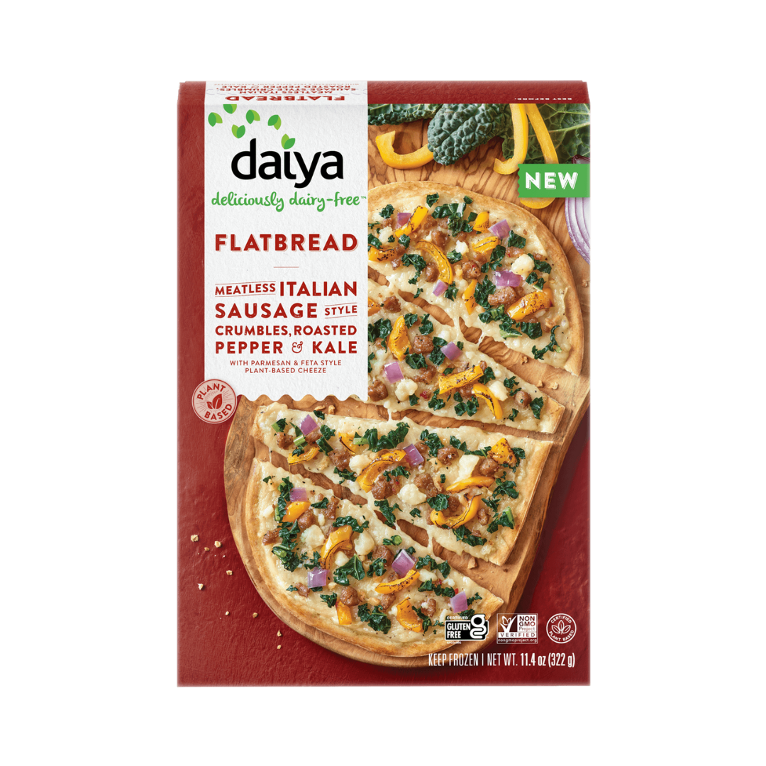 Daiya - Meatless Italian Sausage Style Crumbles, Roasted Pepper & Kale Flatbread, 322g