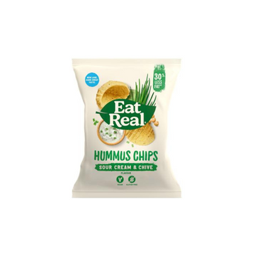 Eat Real - Hummus Chips, Sour Cream & Chive, 25g