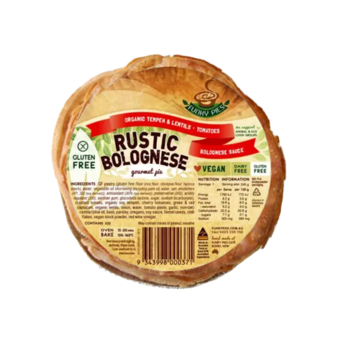 Funky Pies - Gluten Free Rustic Bolognese 260g