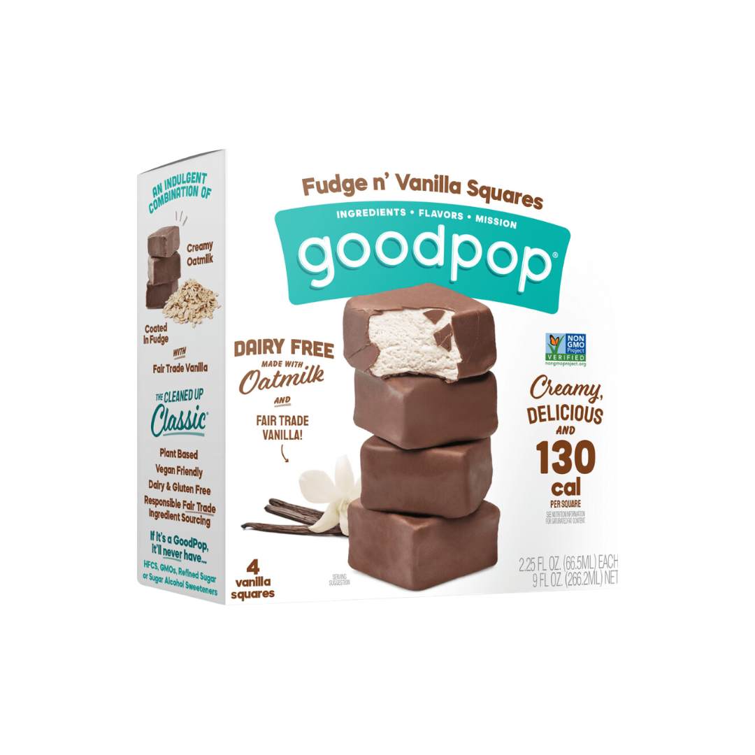 Goodpop - Fudge n' Vanilla Squares, 256ml