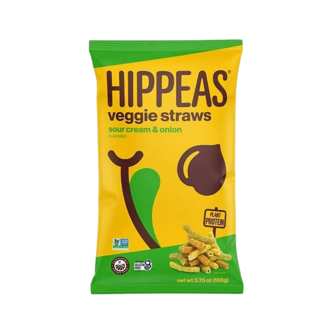 Hippeas - Straws, Sour Cream & Onion, 106g