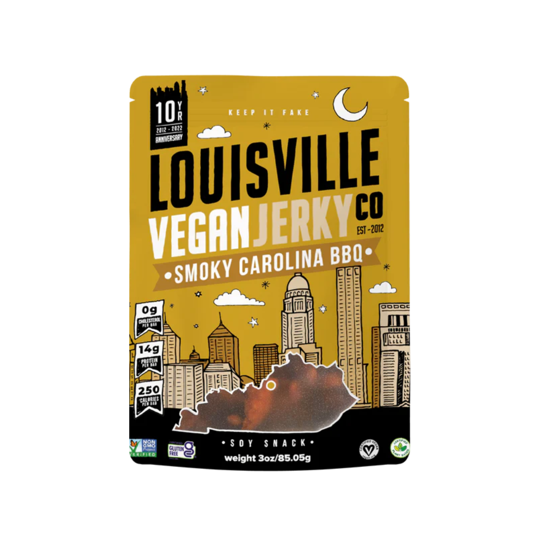 Louisville Vegan Jerky - Smoky Carolina Barbeque, 85.05g
