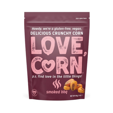 Love Corn - Vegan Smoked Bbq Premium Crunchy Corn 115g