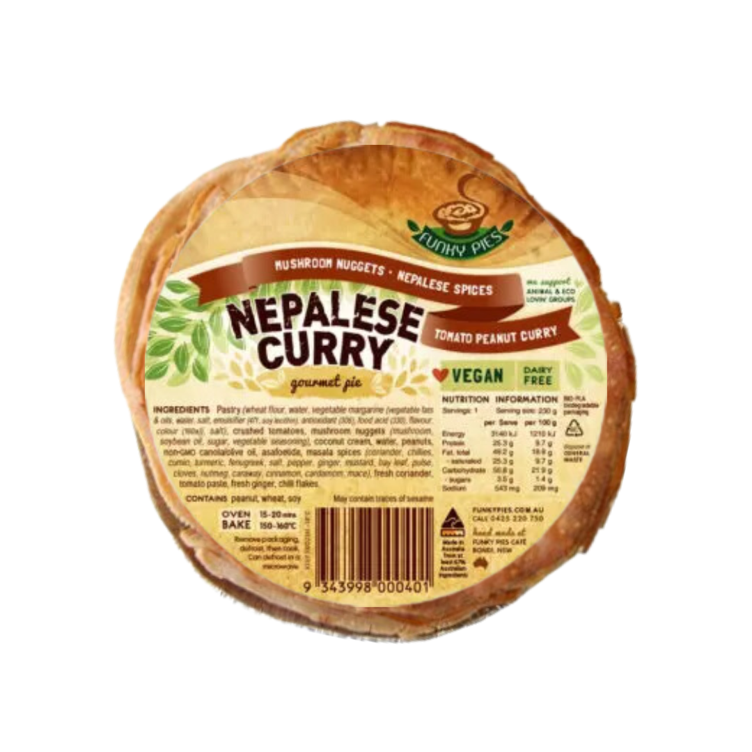 Funky Pies - Nepalese Lamb Curry 260g