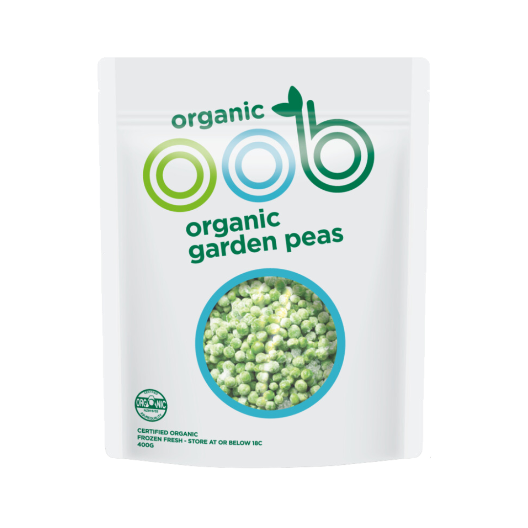 OOB Organic - Organic Frozen Garden Peas 400g