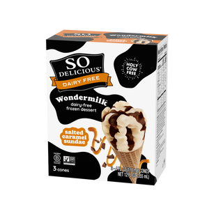 So Delicious - Chocolate Salted Caramel Cone, 4 oz