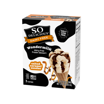 So Delicious - Chocolate Salted Caramel Cone, 4 oz