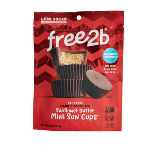 Free2b - Sun Cups Minis Dark Chocolate, 119g