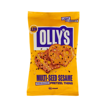 Olly's - Multi-Seed Sesame Pretzel Thins 140g